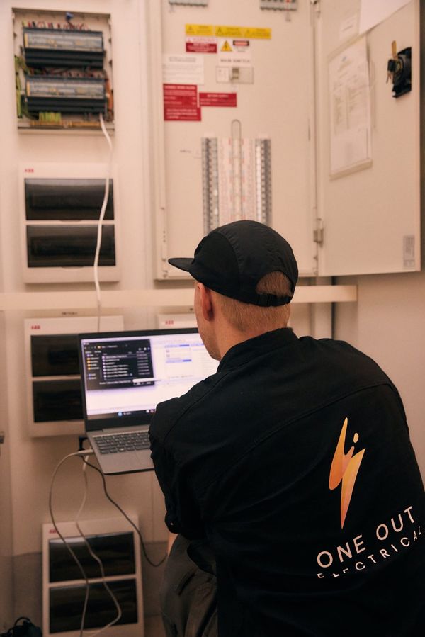 One Out Electrical — licensed electrician on site
